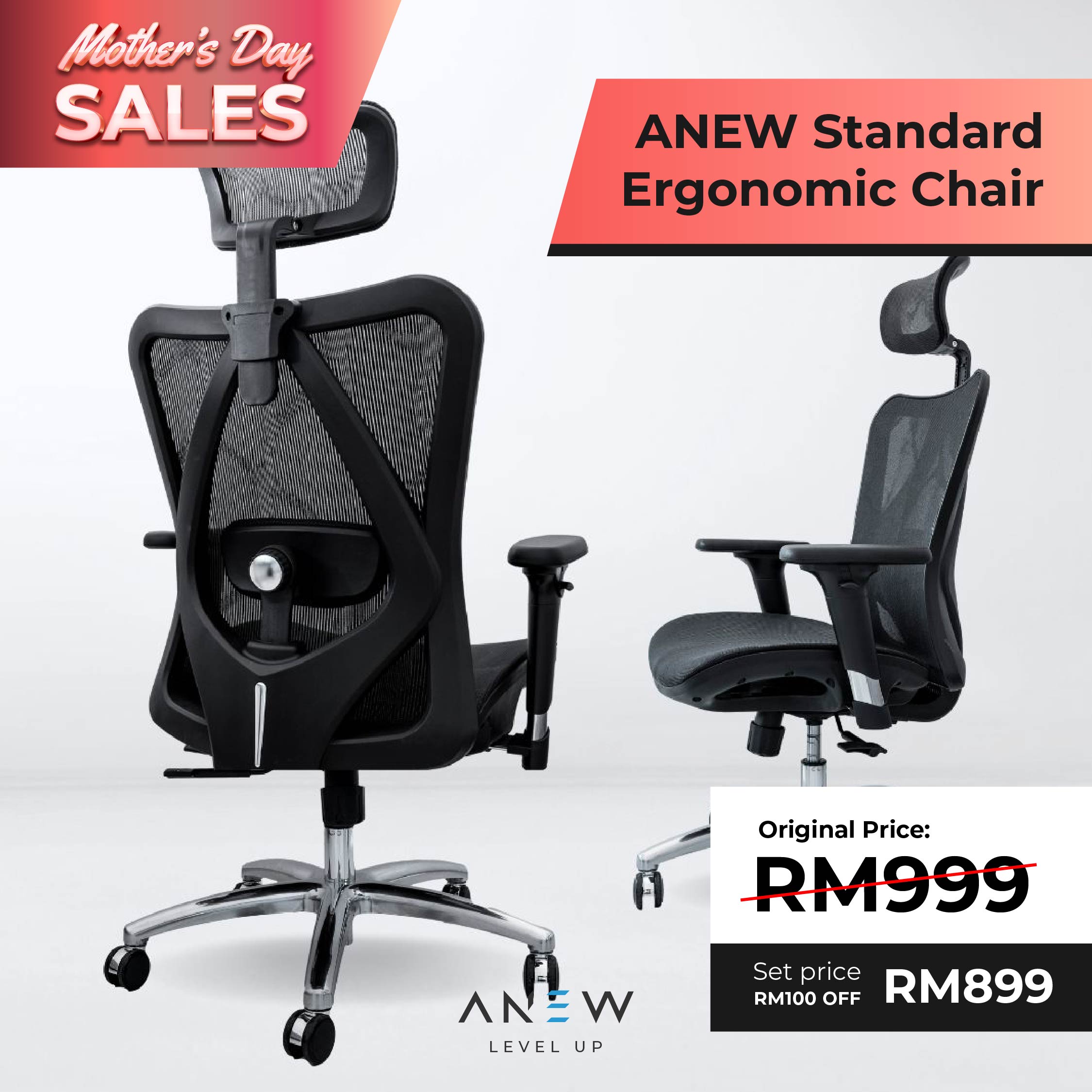 ANEW Standard Ergonomic Chair
