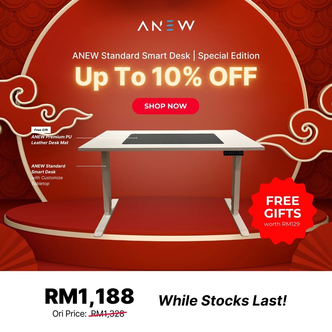 ANEW Standard Smart Desk - Special Edition c/w Free Gift worth RM129