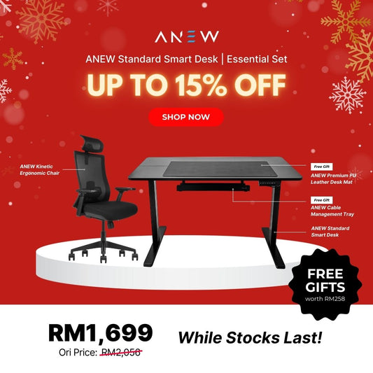 ANEW Standard Smart Desk - Essential Set c/w Free Gift worth RM258