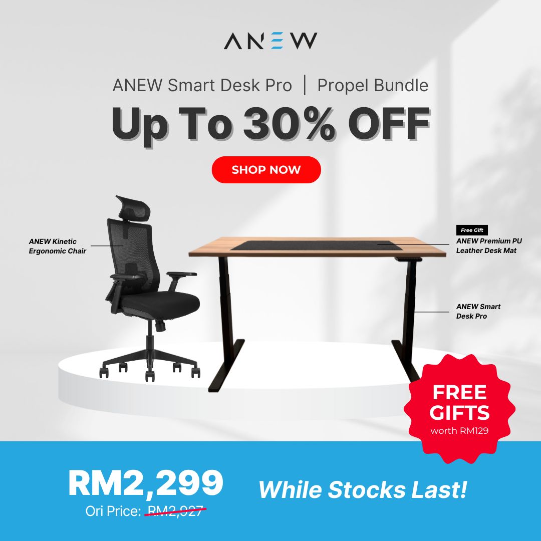 ANEW Smart Desk Pro - Propel Bundle c/w Free Gift worth RM129