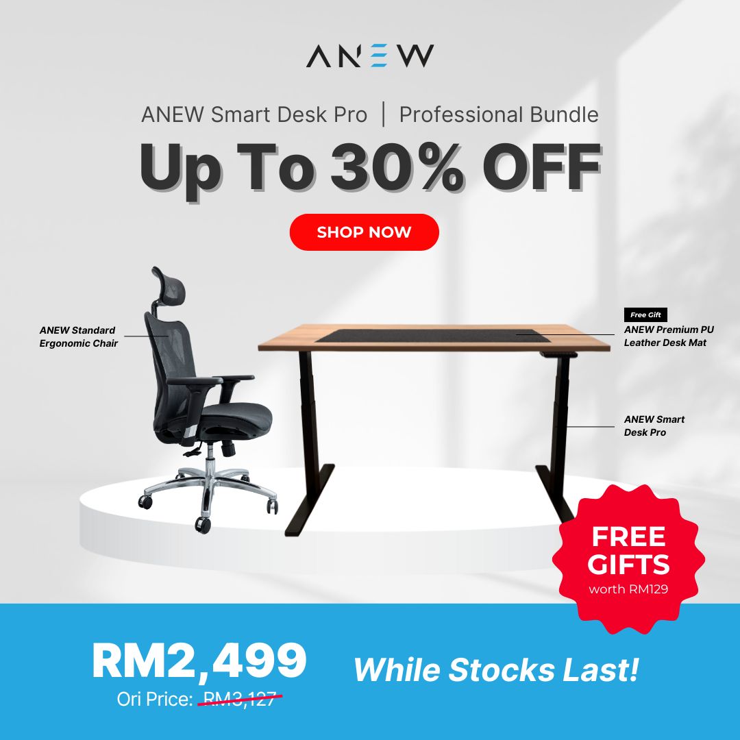 ANEW Smart Desk Pro - Professional Bundle c/w Free Gift worth RM129