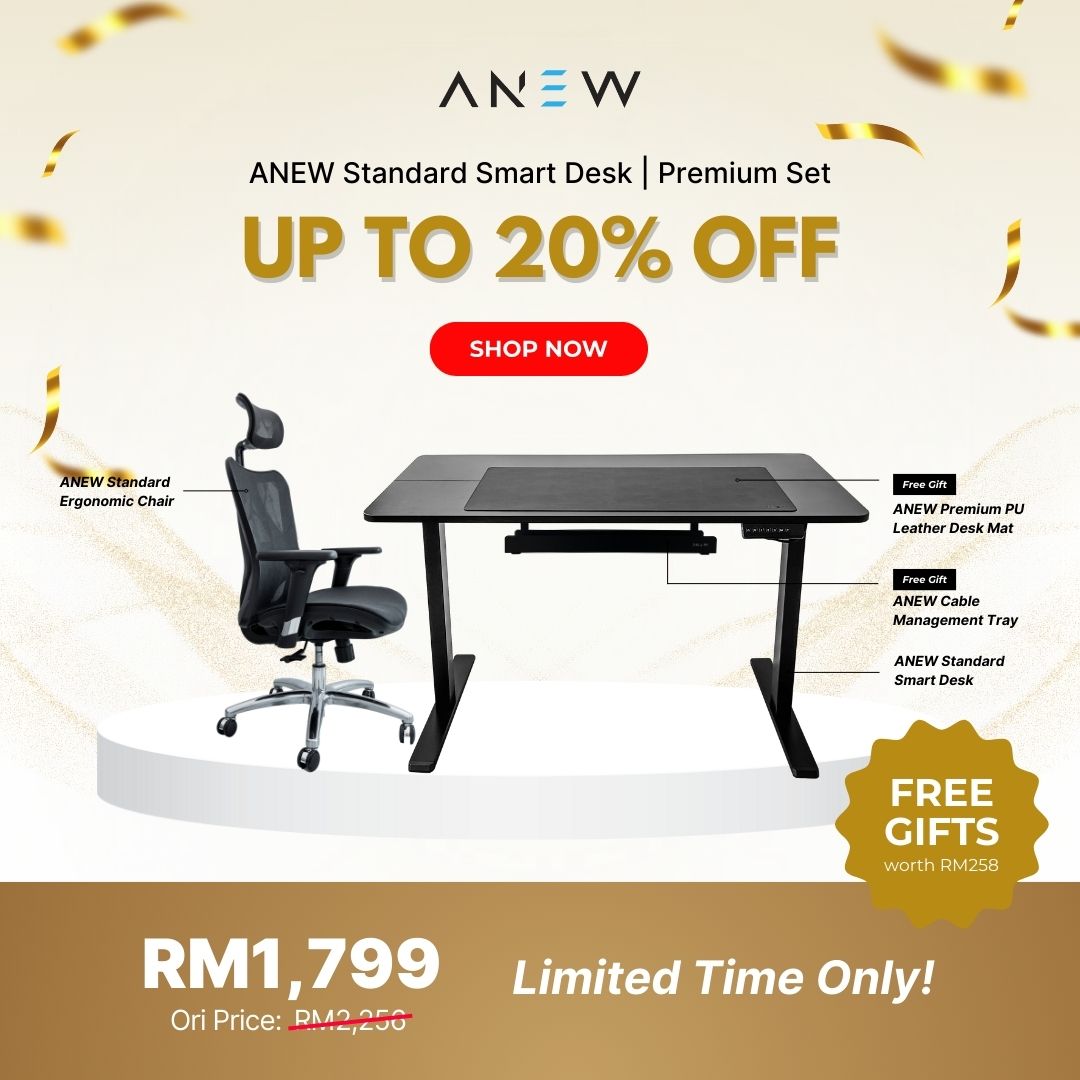 ANEW Standard Smart Desk - Premium Set c/w Free Gift worth RM258