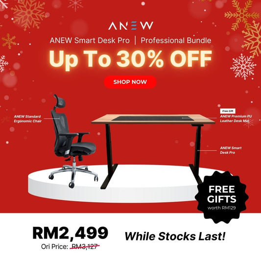 ANEW Smart Desk Pro - Professional Bundle c/w Free Gift worth RM129