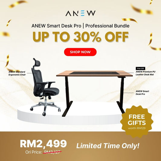 ANEW Smart Desk Pro - Professional Bundle c/w Free Gift worth RM129