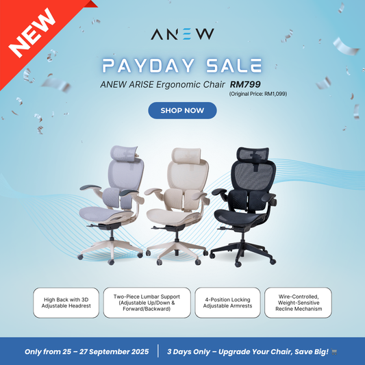 [NEW LAUNCH] ANEW ARISE Ergonomic Chair