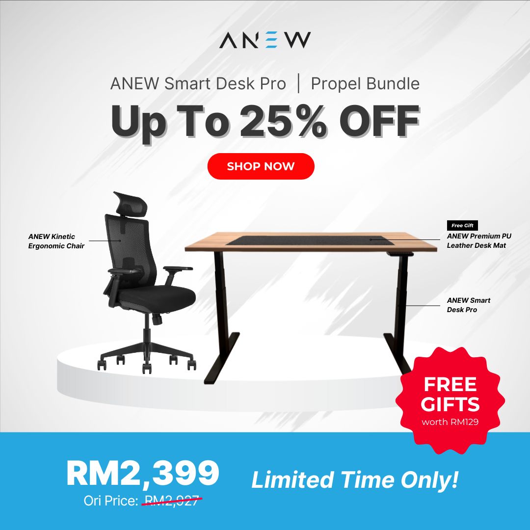 ANEW Smart Desk Pro - Propel Bundle c/w Free Gift worth RM129