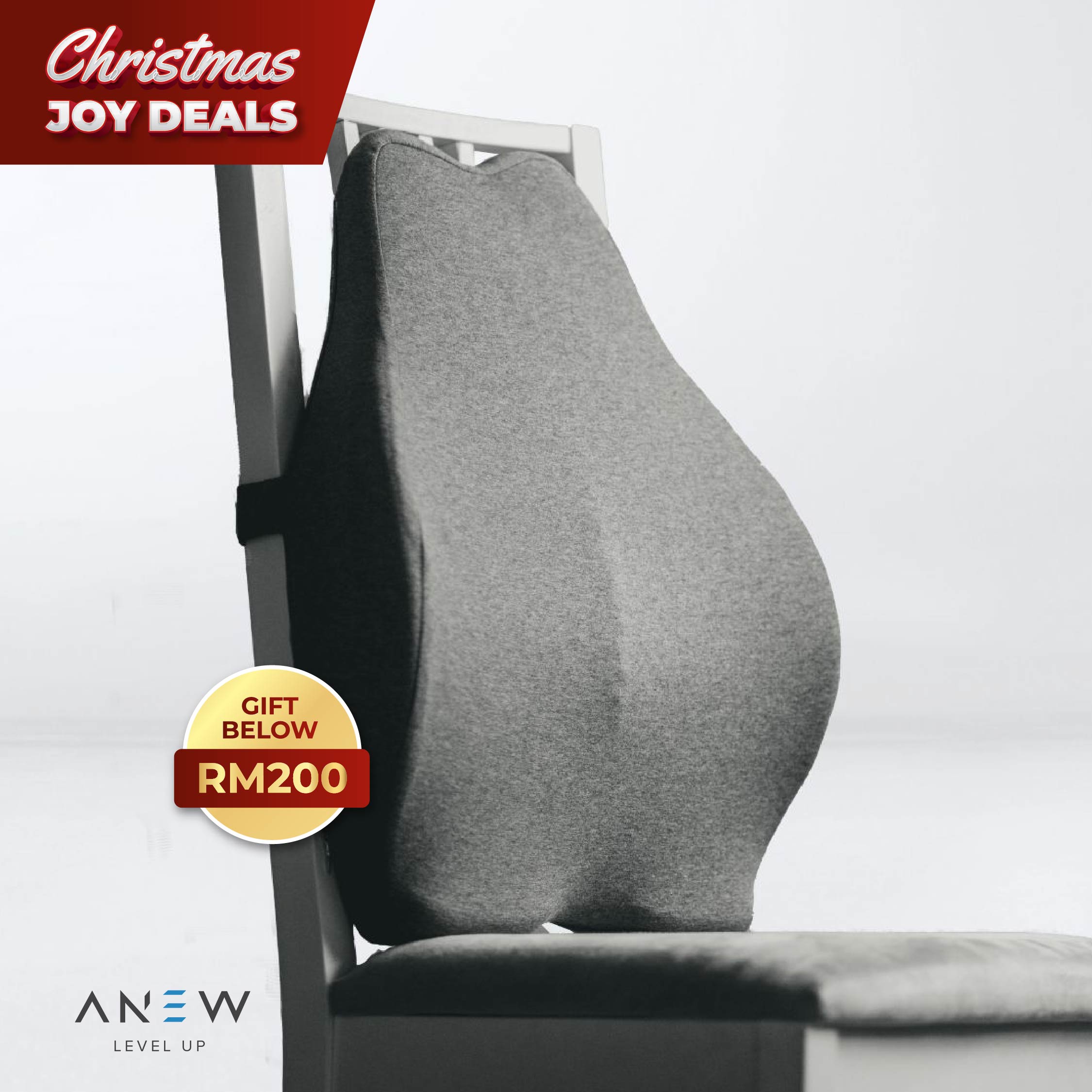 [Christmas Exclusive - Gifts Under RM200] ANEW Ergonomic Back Cushion