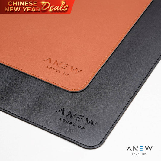 ANEW Premium PU Leather Desk Mat