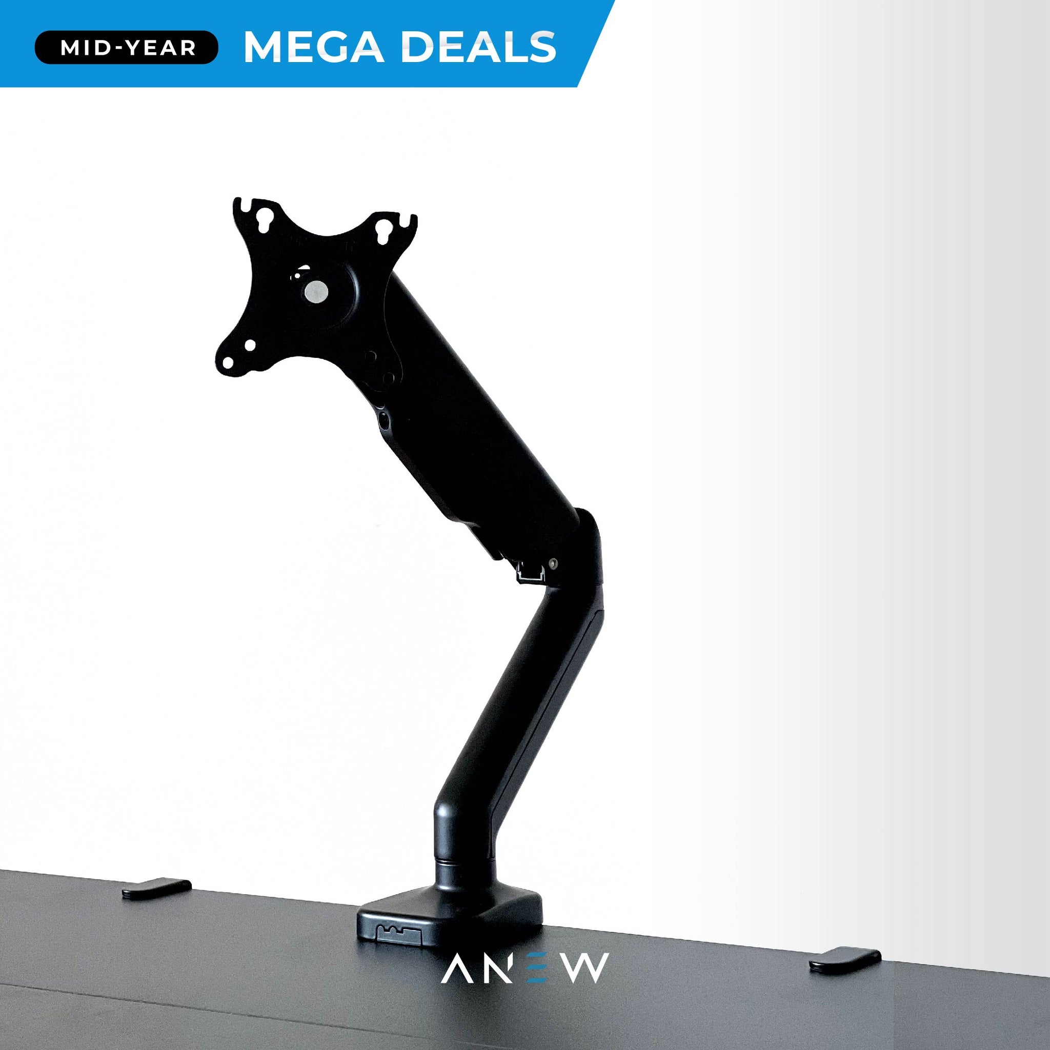 ANEW Gas Spring Single Monitor Arm