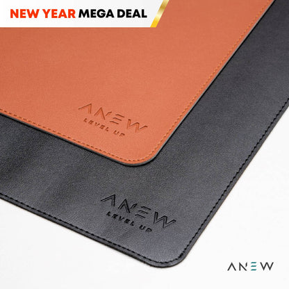 ANEW Premium PU Leather Desk Mat