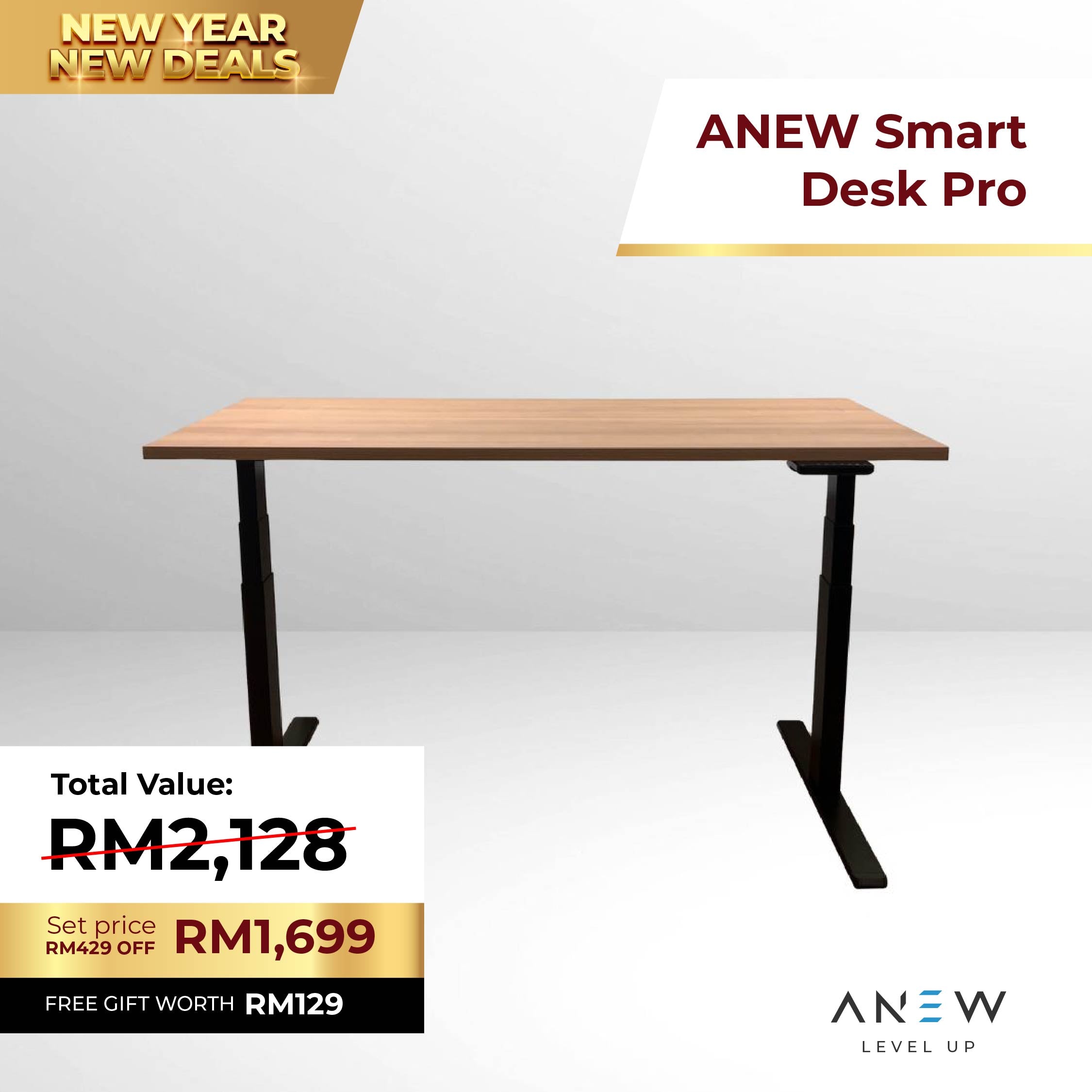 ANEW Smart Desk Pro c/w Free Gift worth RM129