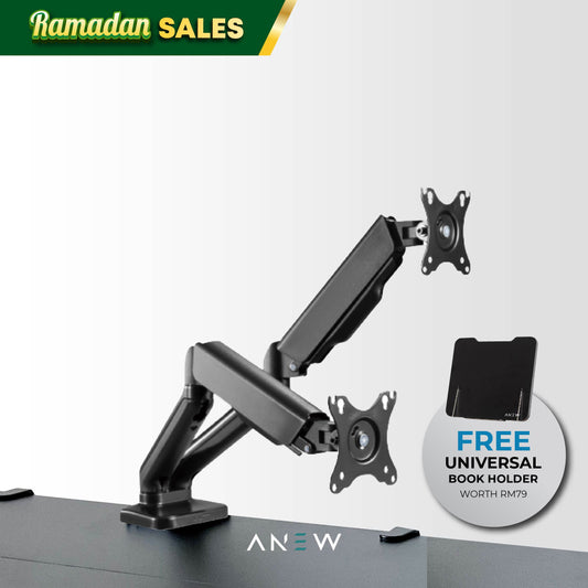 ANEW Gas Spring Dual Monitor Arm
