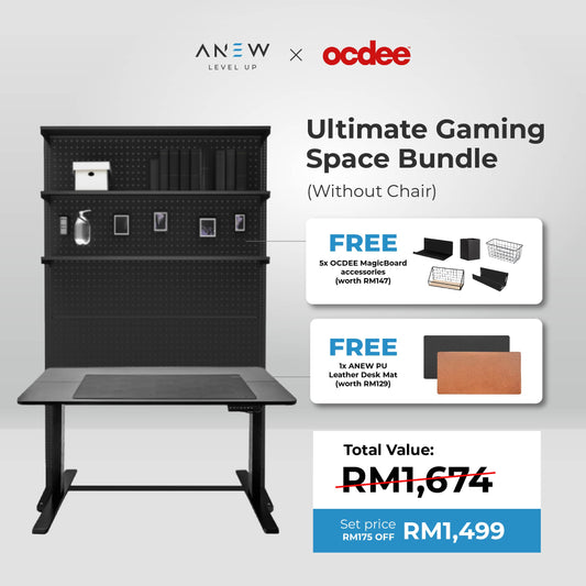 [ANEW x OCDEE] Ultimate Gaming Space Bundle (Without Chair)