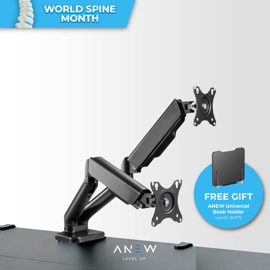 ANEW Gas Spring Dual Monitor Arm